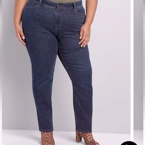 NWT Lane Bryant High Rise Body Icon Curve Fit Denim Jeans Size 26
